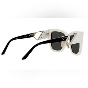 Authentic White Prada Sunglasses
